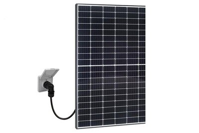 Solar panel set up to 600Watt to be connected directly to the power outlet. Plug and play.