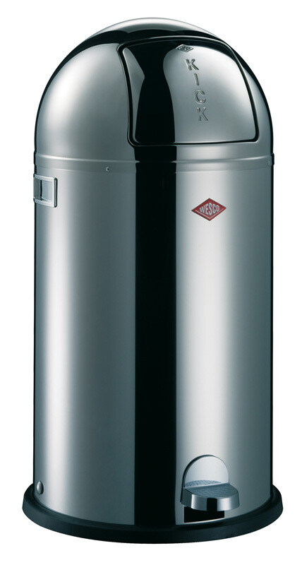 RVS KICKBOY, WESCO Pedaalemmer met vuurbestendige metalen binnenemmer.