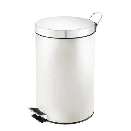 Ronde pedaalemmer met kunststof binnenemmer 3 liter.