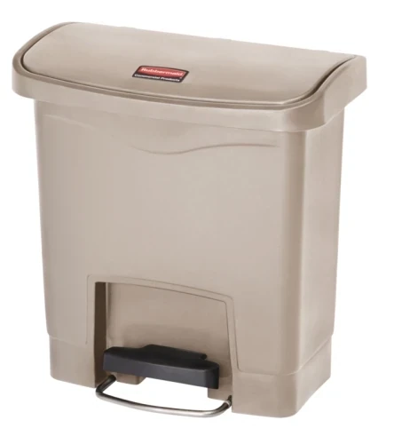 SLIM JIM STEP ON CONTAINER FRONT STEP KUNSTSTOF 15 LTR, RUBBERMAID