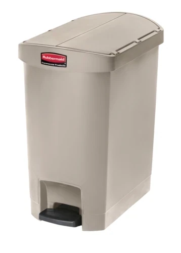 SLIM JIM STEP ON CONTAINER END STEP KUNSTSTOF 30 LTR, RUBBERMAID
