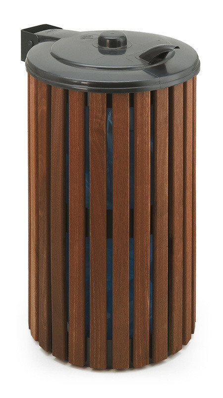 BUITENAFVALBAK HOUTLOOK 90 LTR