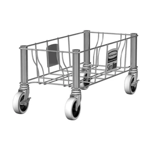 SLIM JIM ENKELVOUDIGE RVS DOLLY, RUBBERMAID
