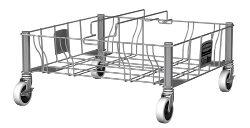 SLIM JIM DUBBELE RVS DOLLY, RUBBERMAID