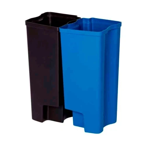 RECYCLING BINNENBAKKEN 2X15 LTR FRONT STEP KUNSTSTOF, RUBBERMAID