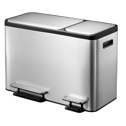 ECOCASA RECYCLER PEDAALEMMER 24+12 LTR, EKO