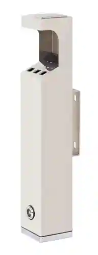 WANDASBAK ZUIL VIERKANT RVS