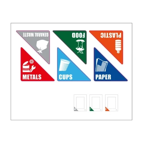 RECYCLING STICKERS RECYCLOFLEX - ENGELS