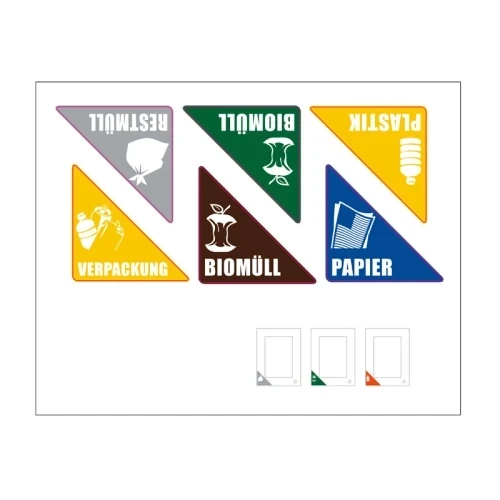 RECYCLING STICKERS RECYCLOFLEX - DUITS