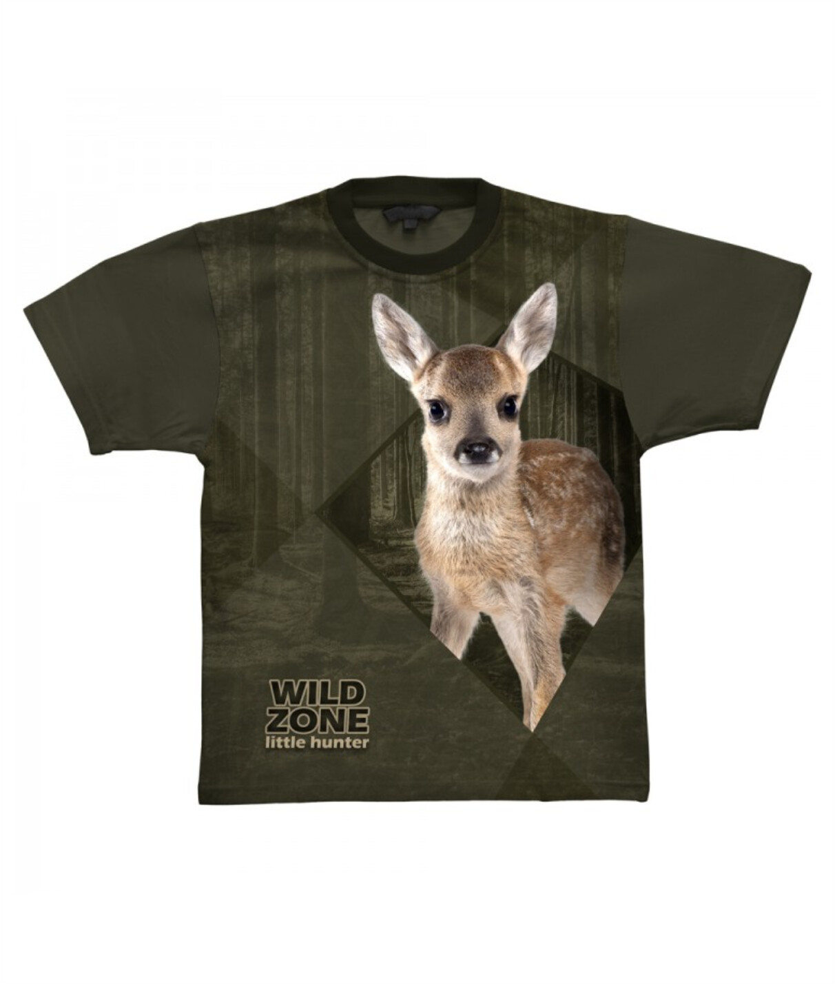 Wild Zone Little Hunter T-shirt med Rådyr