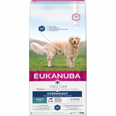 Eukanuba Dailycare - overweight / sterilized 12 kg. Eukanuba Dailycare - overweight / sterilized 12 kg.