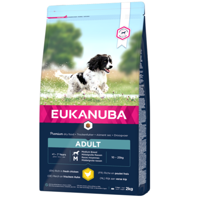 Eukanuba Adult medium breed 3 kg.