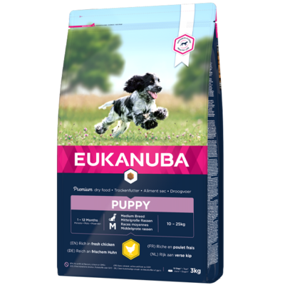 Eukanuba Puppy medium breed 15 kg. Eukanuba Puppy medium breed 15 kg.
