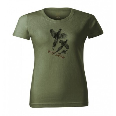 Wild Zone Lady T-shirt med print af Fasan