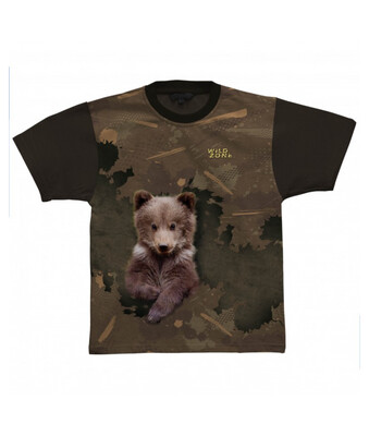 Wild zone Little Hunter T-shirt med Bjørn