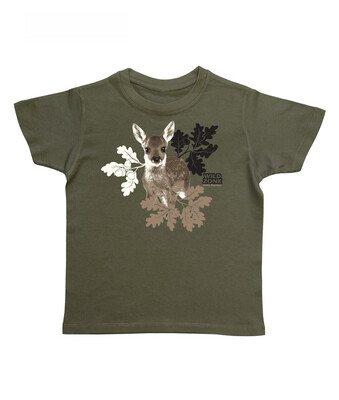 Wild zone Little Hunter T-shirt med Rådyr