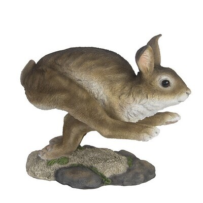 Havefigur - Løbende hare
