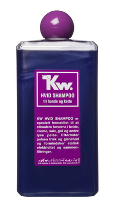 KW Hvid shampoo til hunde og katte