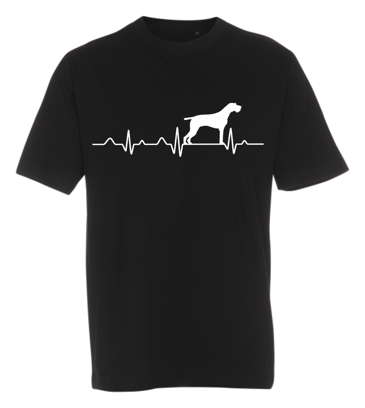 T-shirt med tryk fra XS til str. 4-XL - Hunde T-shirt med tryk fra XS til str. 4-XL - Hunde