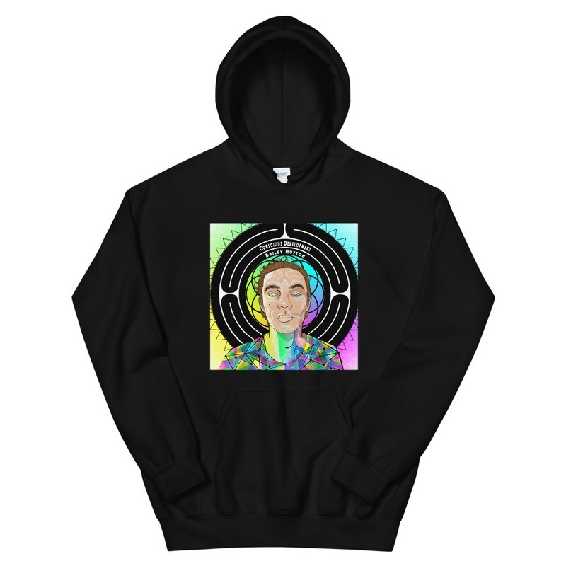 Conscious Development Album Art Black Hoodie