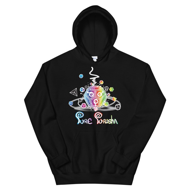 Pure Purusha Colorful Sacred Geometry Hoodie