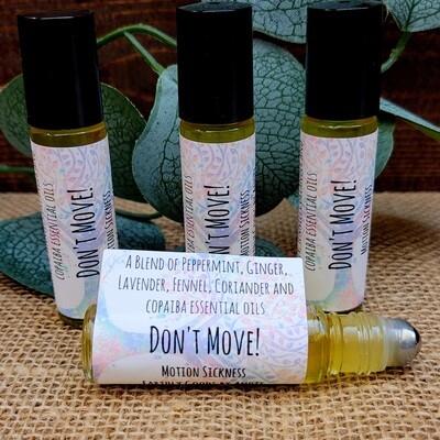 Don't Move! Motion Sickness Essential Oil Blend