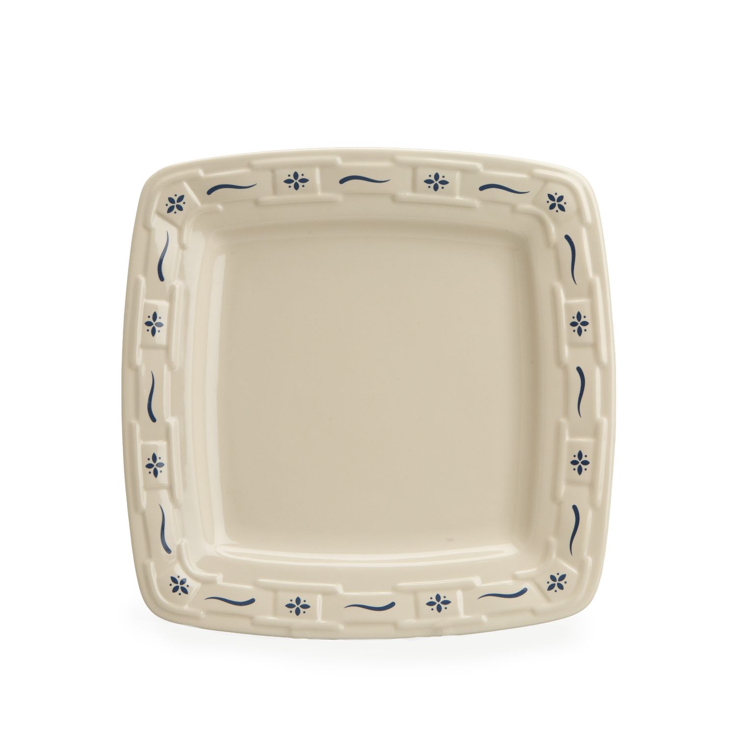 Woven Traditions Soft Square Dinner Plate