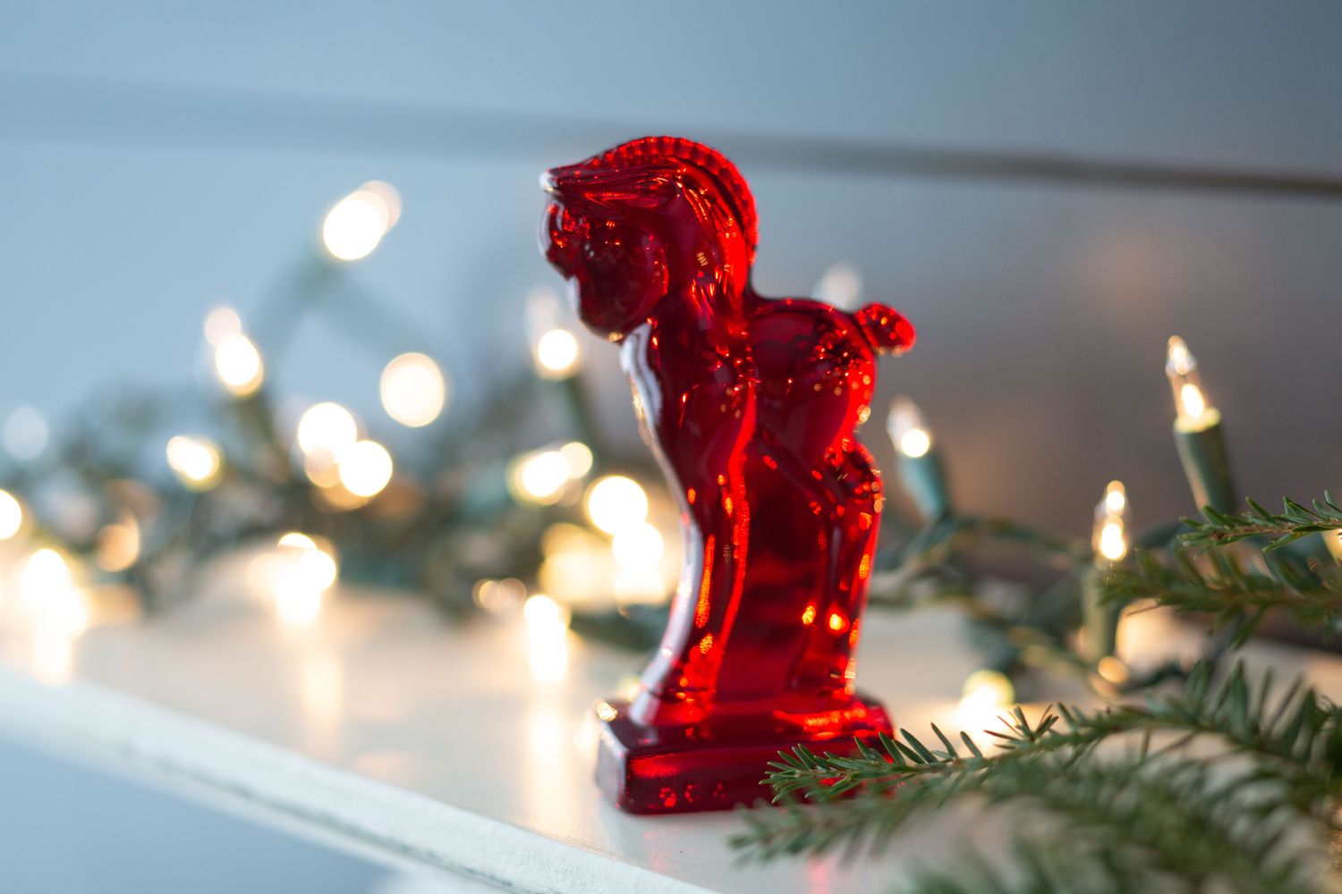 Ruby Colt Figurine