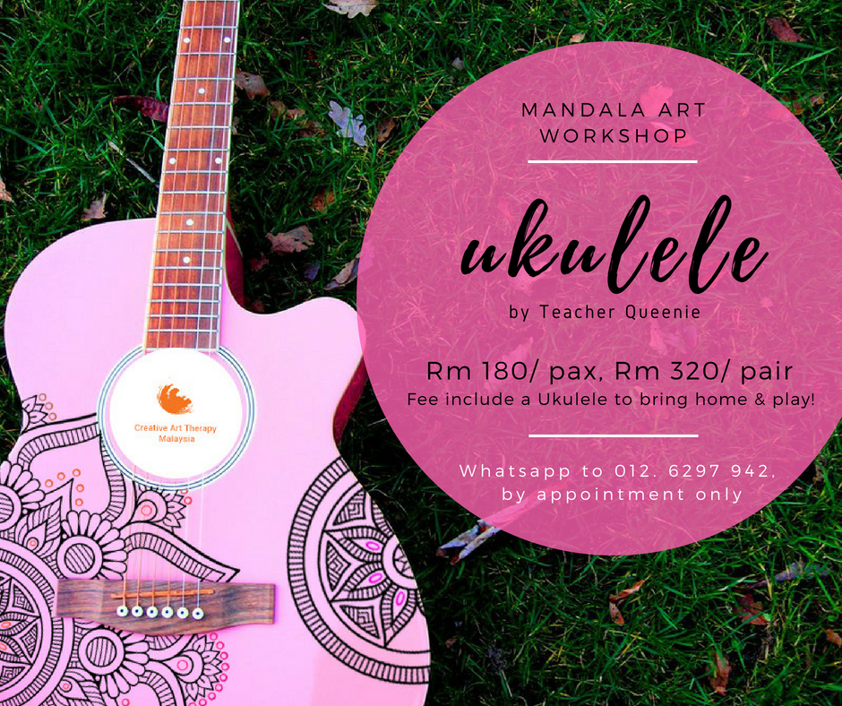 ☸ ☸夏日 の 曼陀罗画🎸🎸  *Mandala Ukulele Workshop*