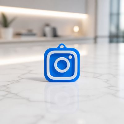 NFC-Schlüsselanhänger mit Instagram-Logo