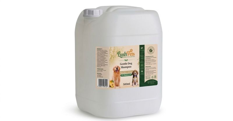 LushPets Gentle Dog Shampoo - 25L - Soya Milk and Quinns