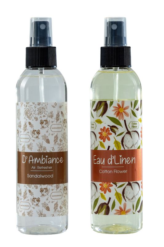 Room and Linen Spray - Sandalwood and Cotton Flower