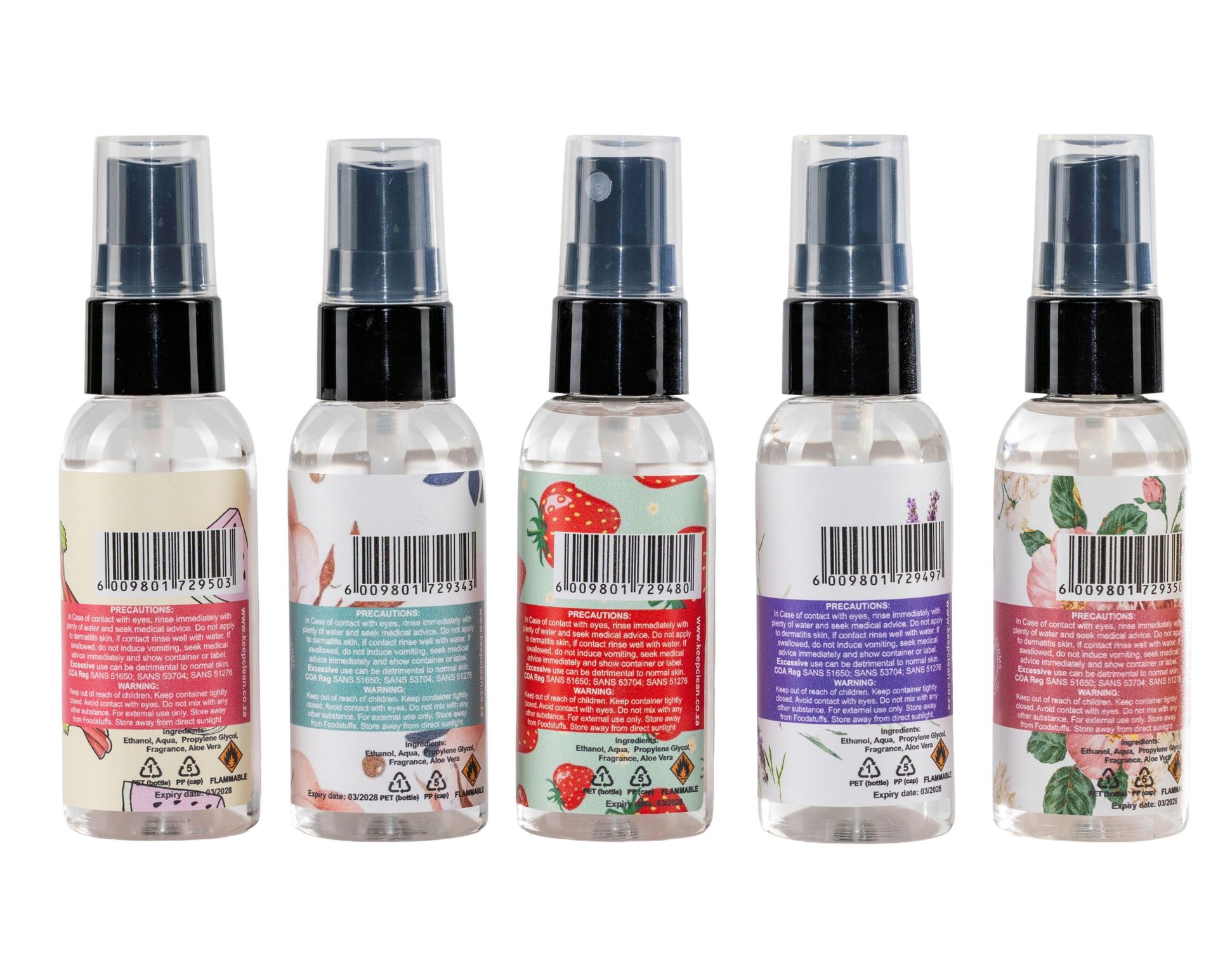 Hand Sanitizer Pack x5