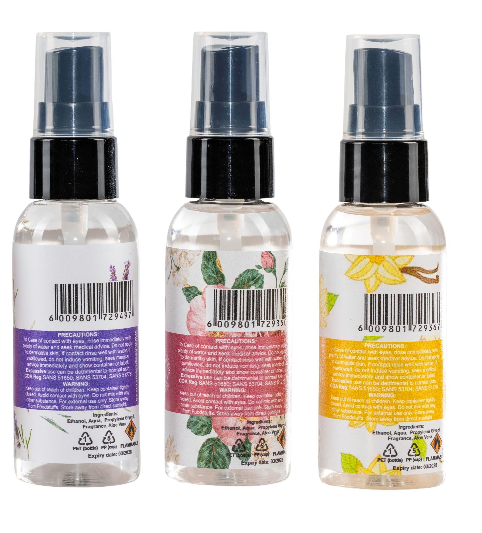 Hand Sanitizers Pack x3 - Vanilla