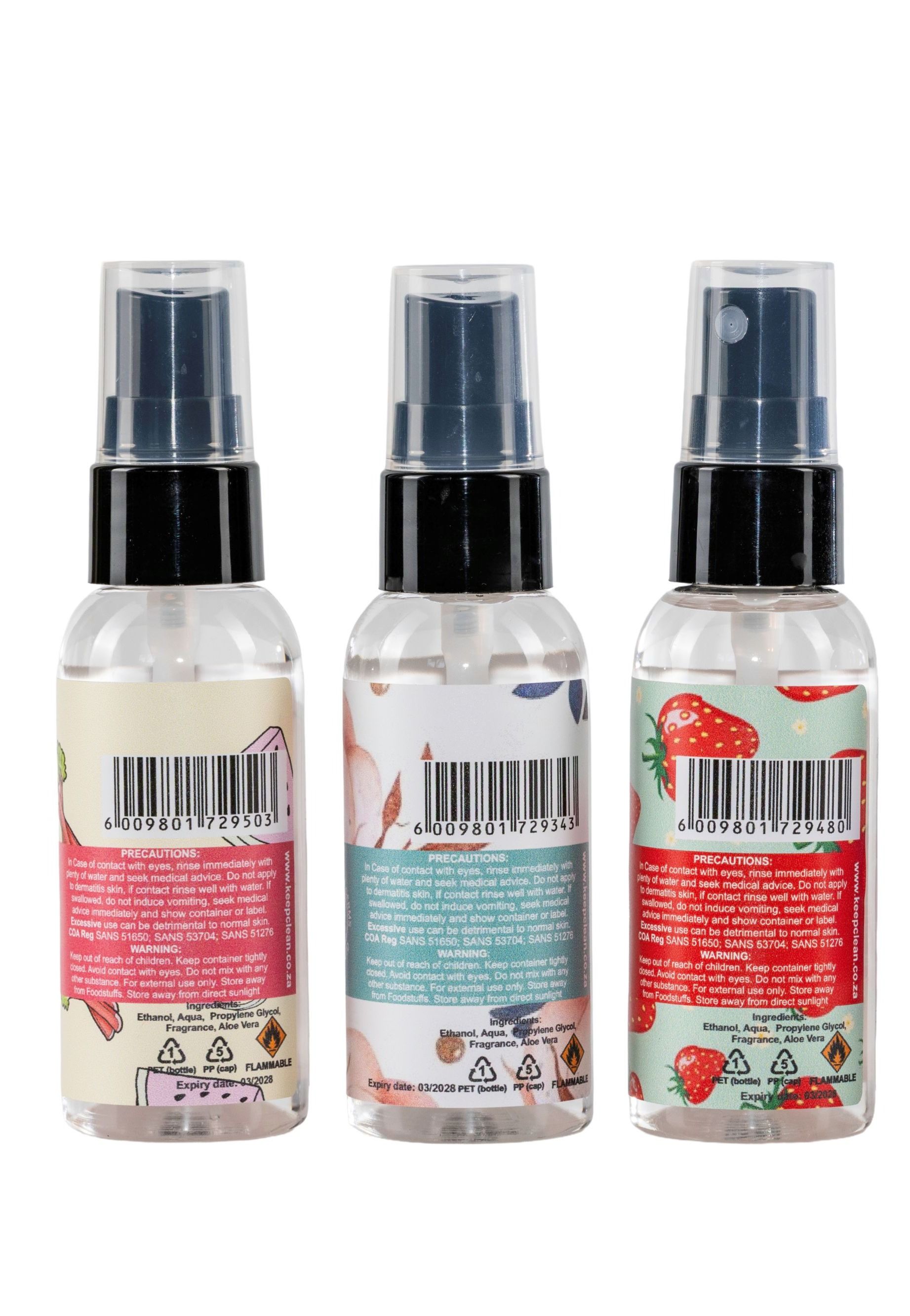 Hand Sanitizers Pack x3