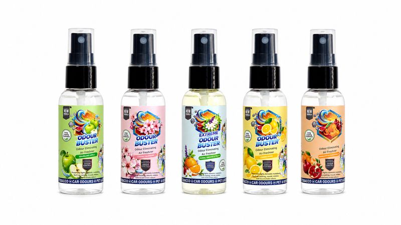 Odour Buster 50ml Mixed - 5 Pack