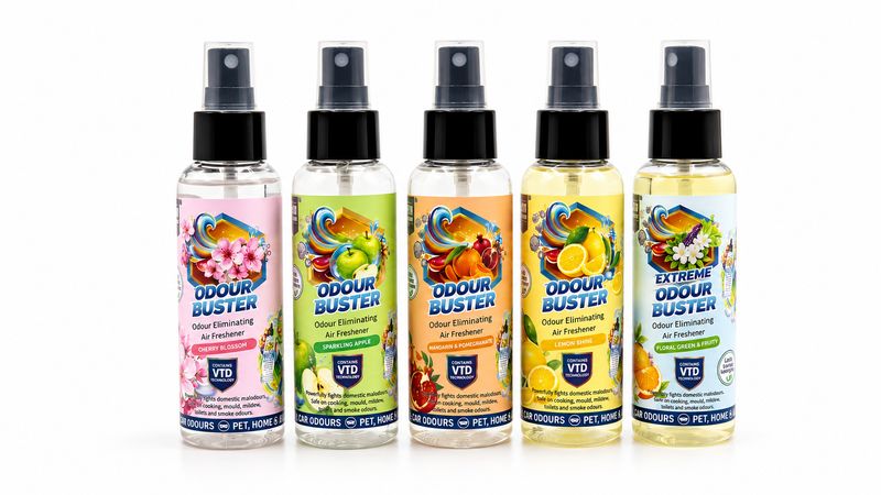 Odour Buster 100ML Mixed - 5 pack