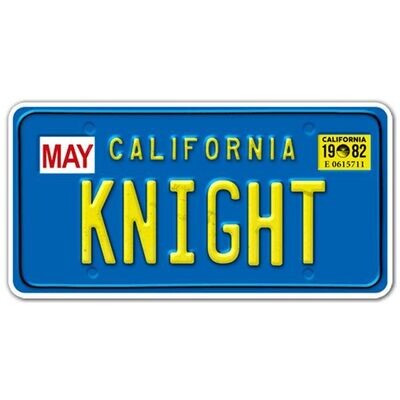 Knight Aluminum License Plate