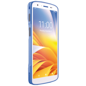 HC50 mit Notfalltaste, 2D, hot-swap, PTT, USB-C, BT, WLAN (WLAN), NFC, Android, GMS, weiß, blau (WLMT0-H50D8BBK1-A6)