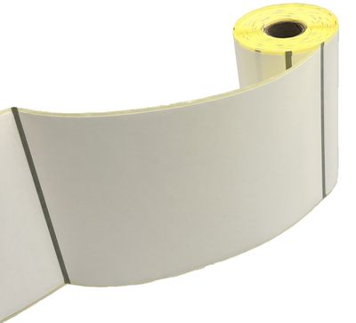 Thermoetiketten 101,6 x 152,4 mm auf Rolle – 110 Etiketten, Blackmark, Kern 19 mm