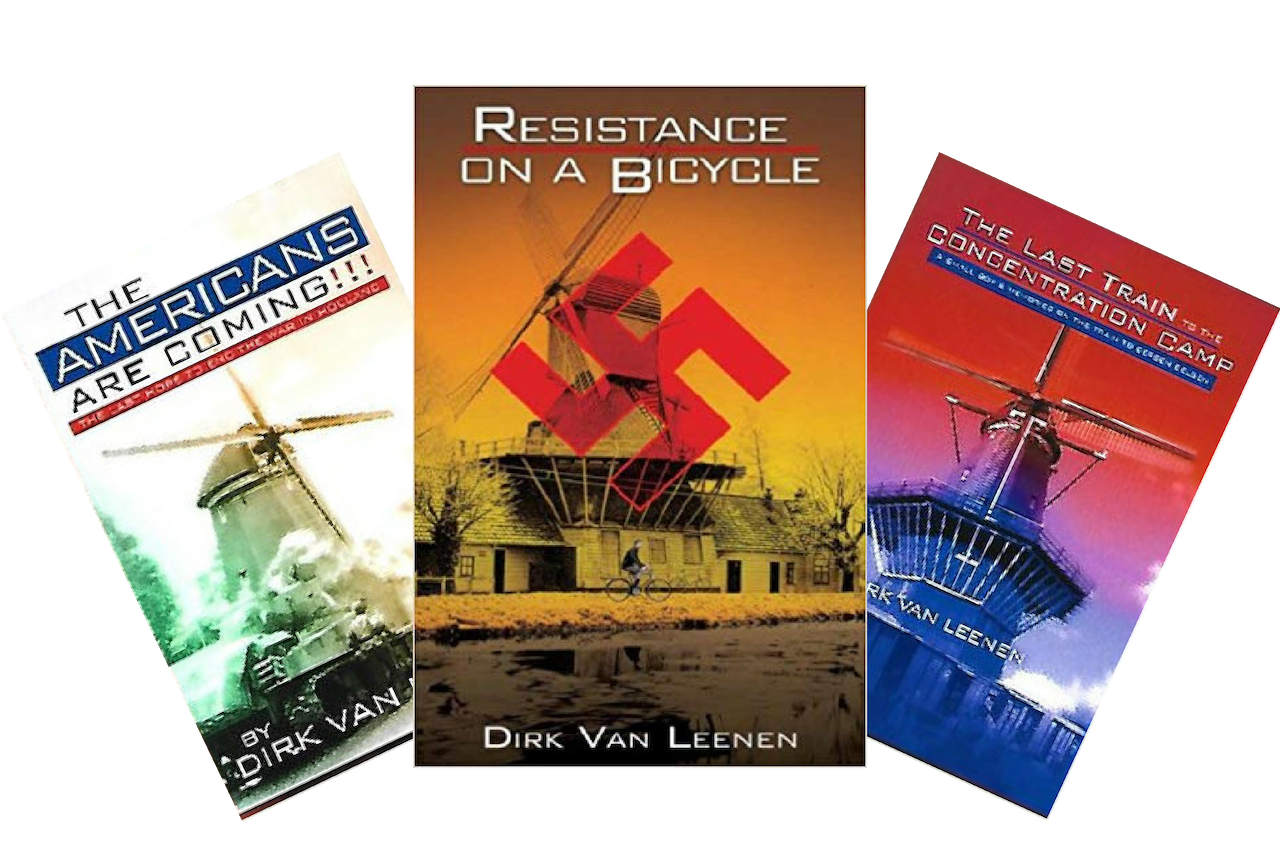 (A1) Book Trilogy - Resistance On A Bicycle, The Americans Are Coming, The Last Train to the Concentration Camp.
