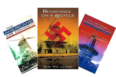 (A1) Book Trilogy - Resistance On A Bicycle, The Americans Are Coming, The Last Train to the Concentration Camp.