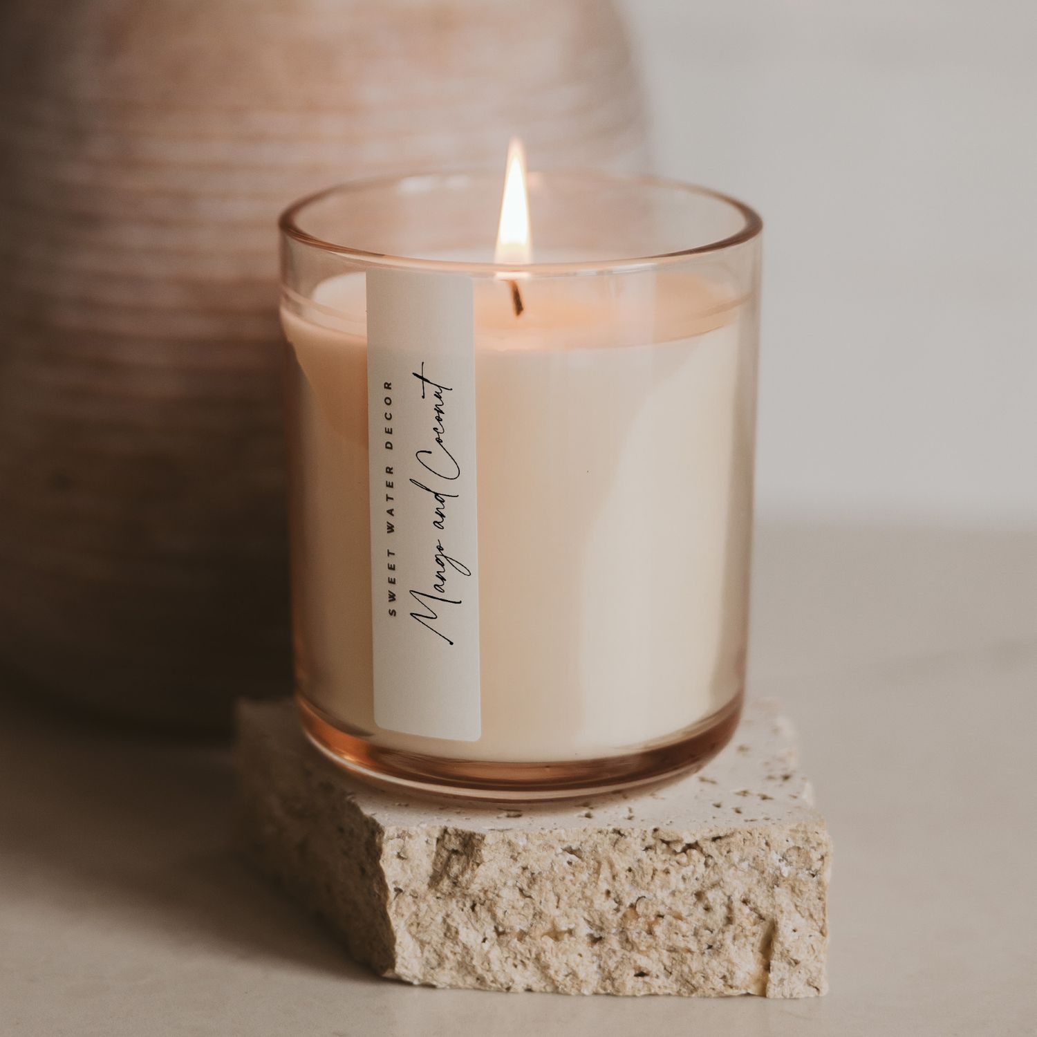 Mango and Coconut 12 oz Soy Candle