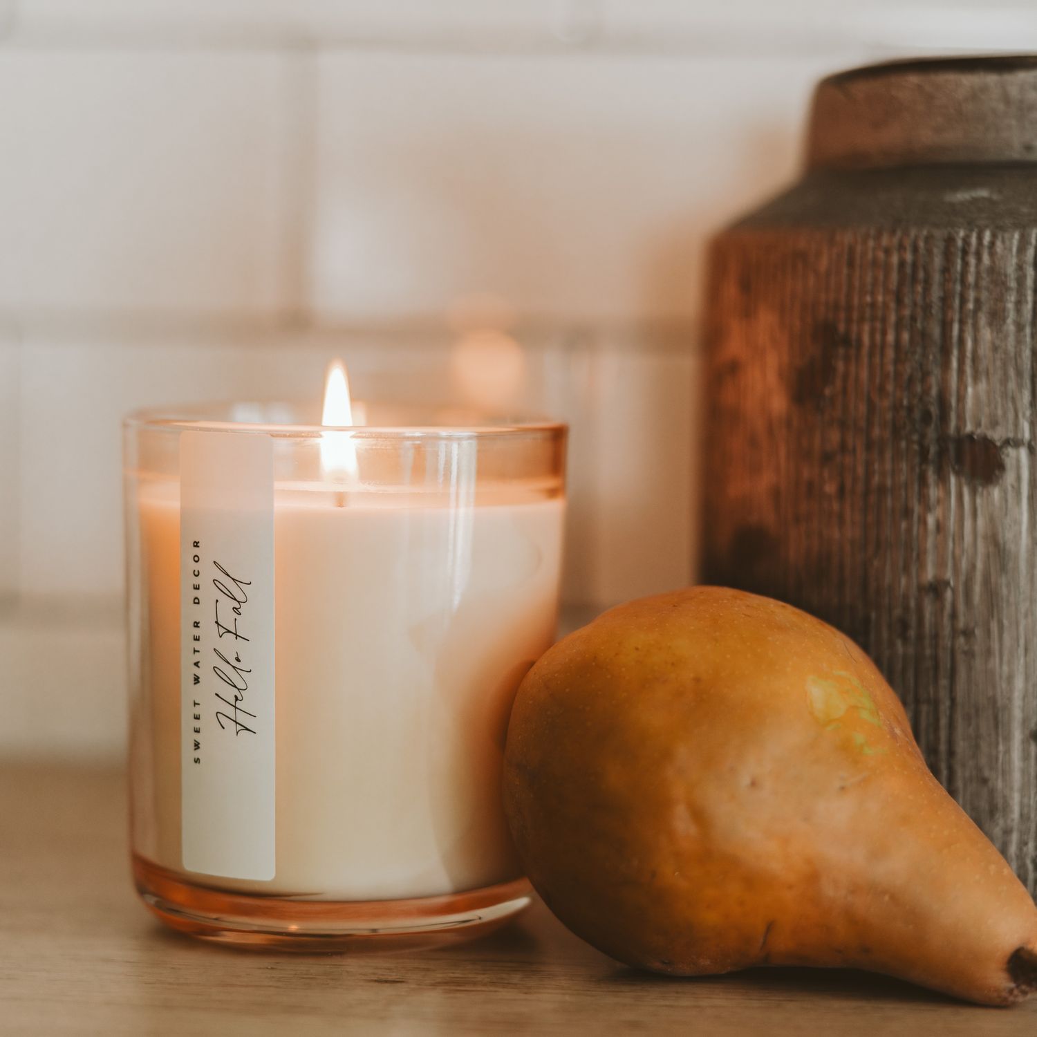 Hello Fall 12 oz Soy Candle