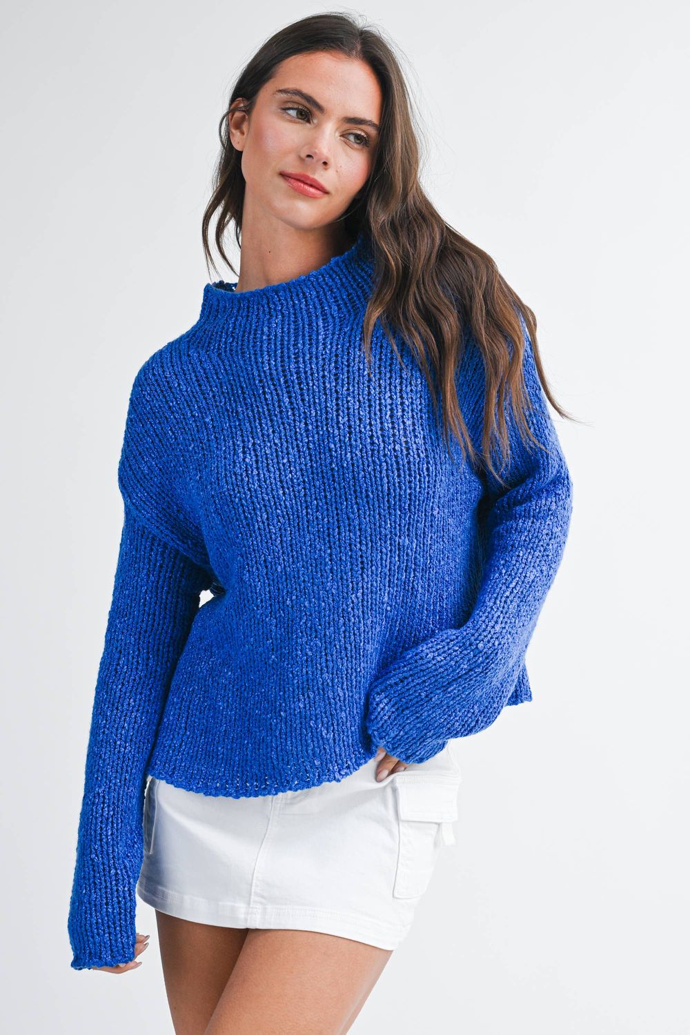 Irma Sweater, Color: Cobalt, Size: S