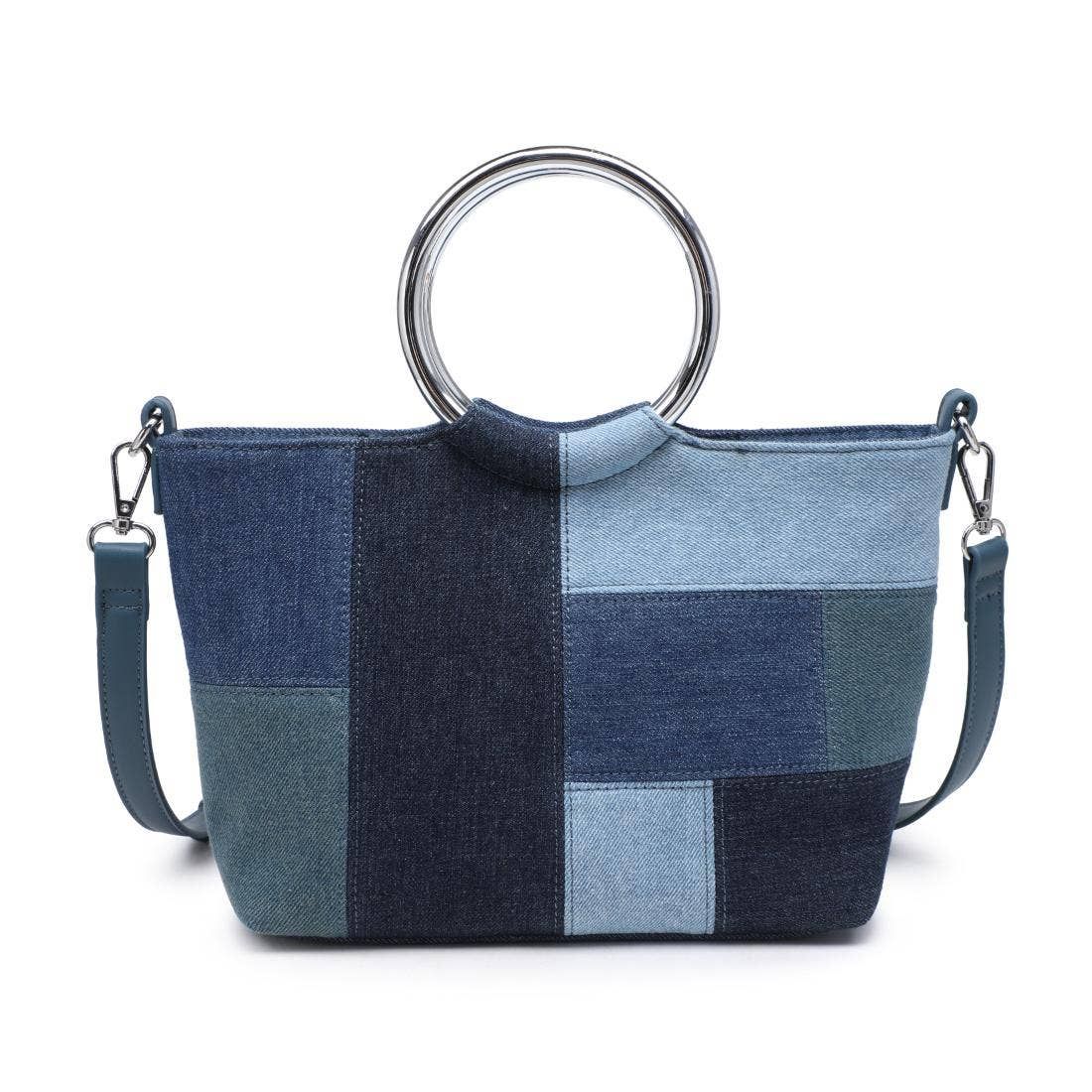 Ronan Crossbody, Color: Navy Multi