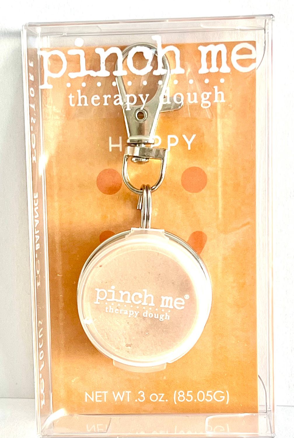 Pinch Me Therapy Dough Clip On Locket - Happy