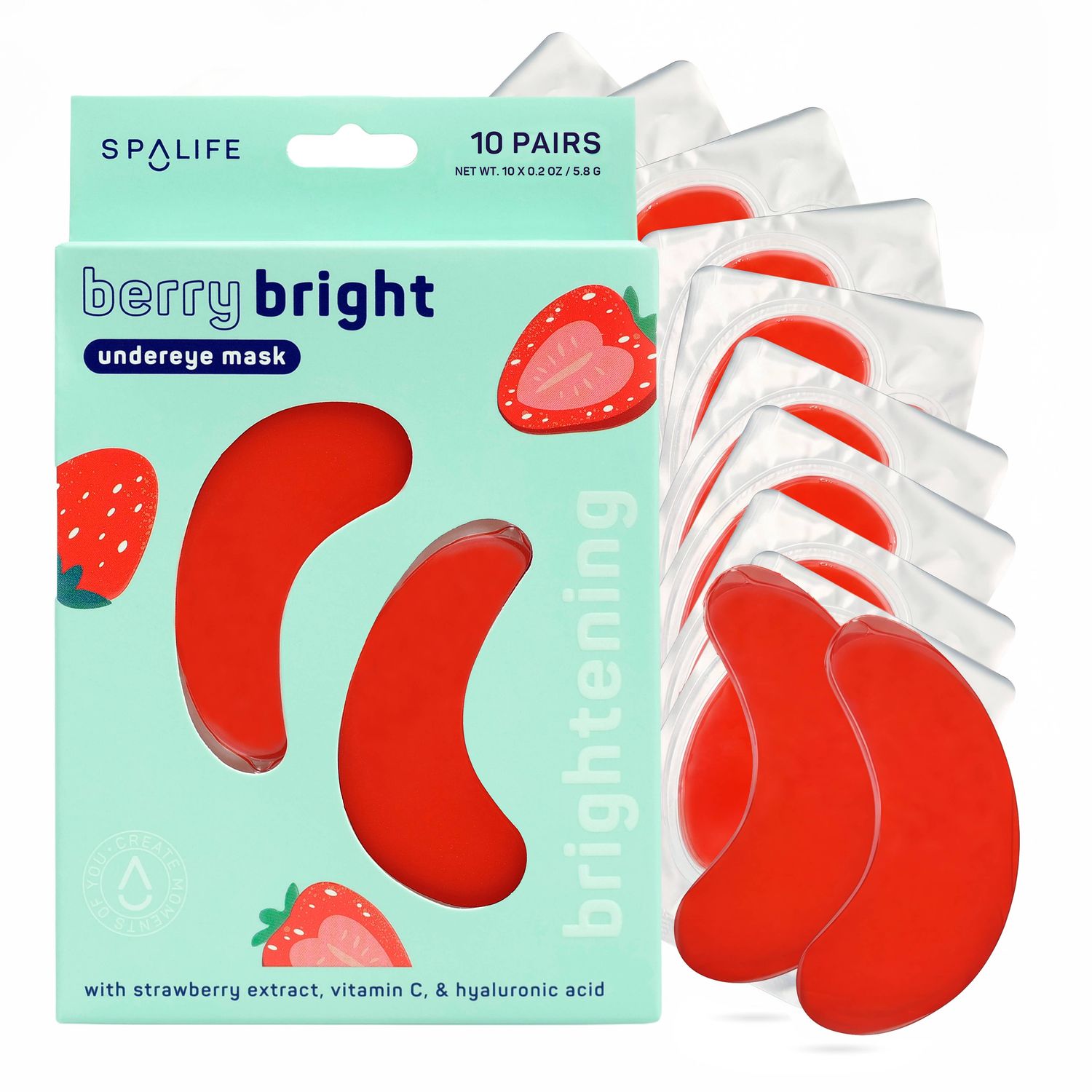 Berry Bright Hydrogel Undereye Patch 10 Pk