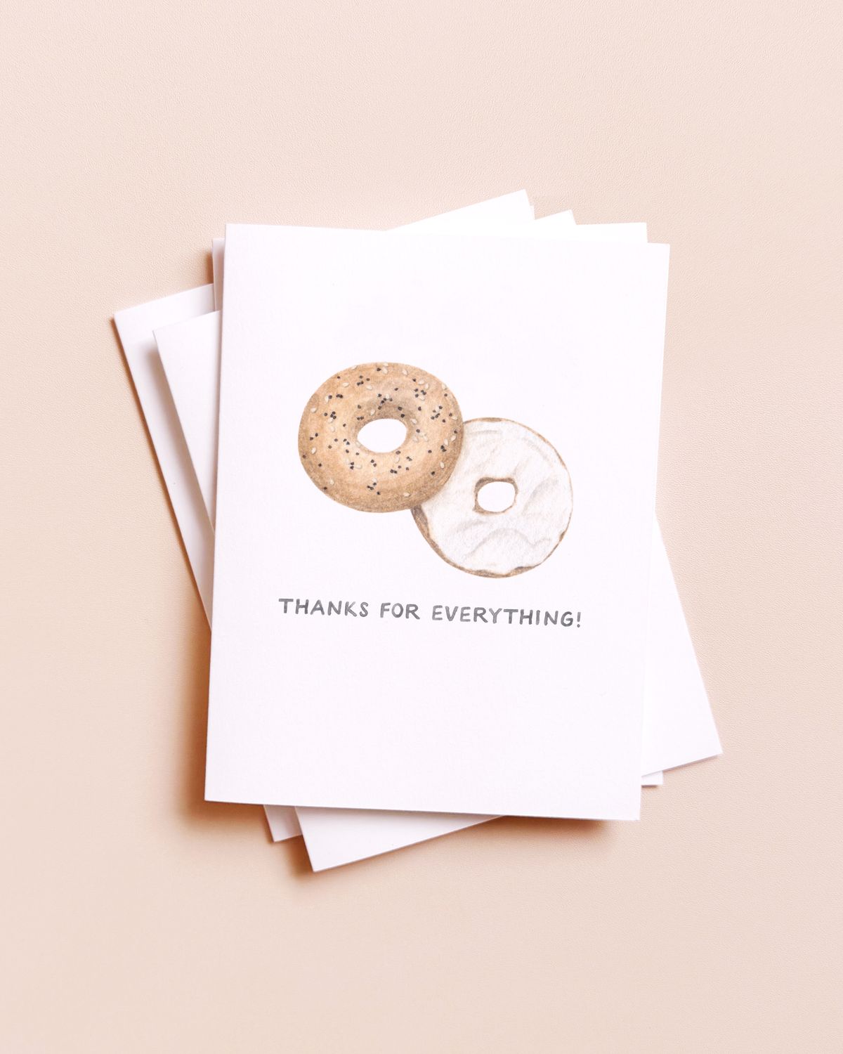 Everything Bagel — Thank You Card
