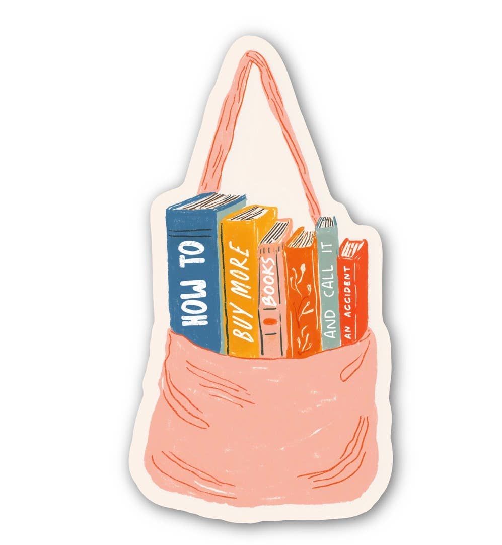 “Buy More Books” Sticker